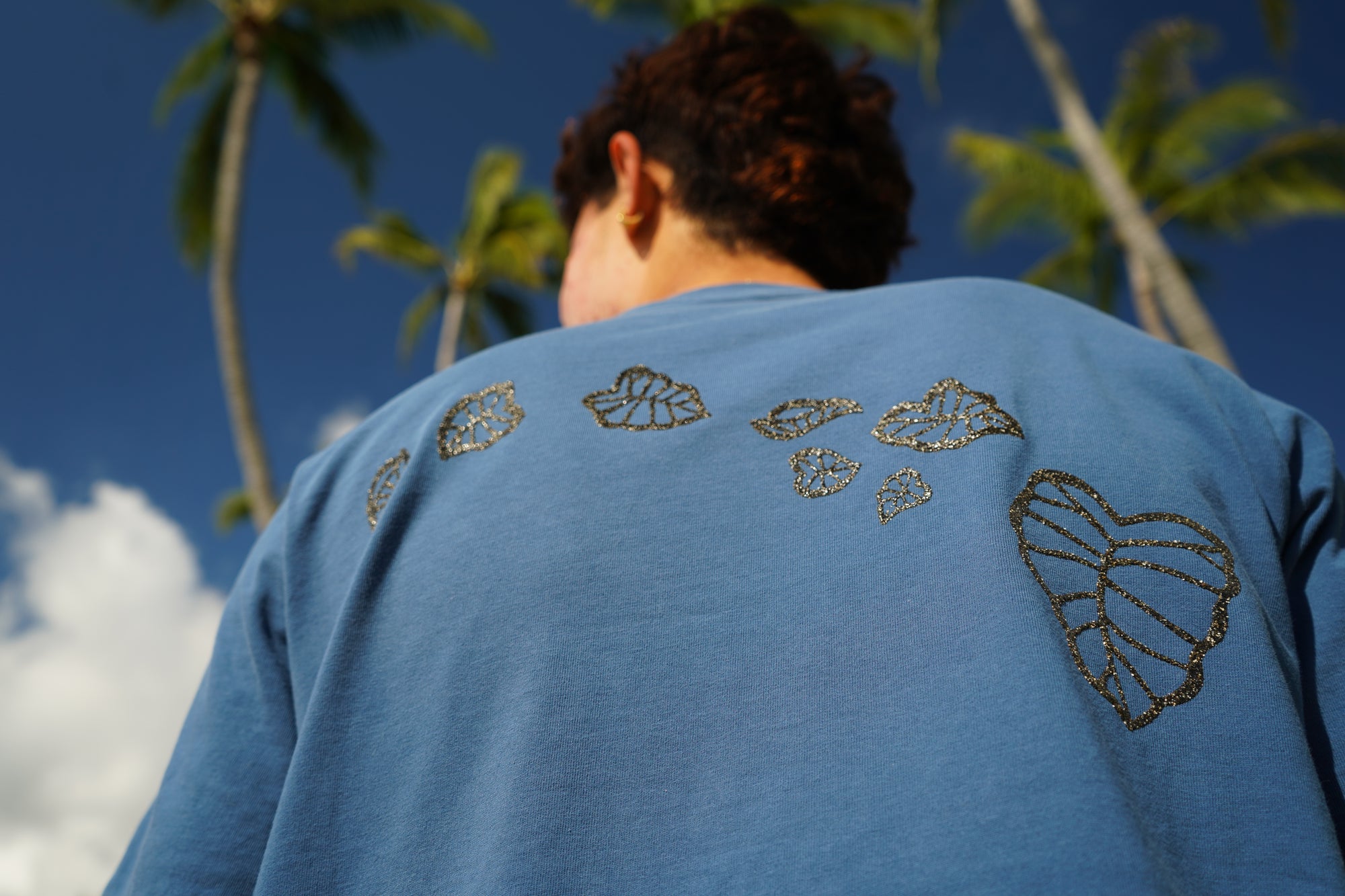 Black Sand - Hawaiian Kalo Islands Blue Tee